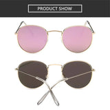 Vintage Round Sunglasses for Retro UV Protection  Clean Vanilla Store