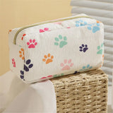 Large Capacity Corduroy Makeup Bag for Women