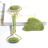 2pcs Jade Gua Sha Massagers for Face & Body