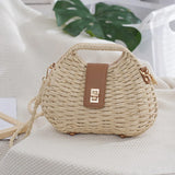 New Fashionable Women's Hand-held Straw Bag