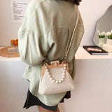 Fashion Weave Straw Shoulder Bag for Women