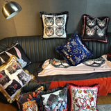 Luxury Tiger Printing Velvet Pillowcase 45x45cm