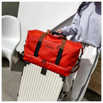 Large Capacity Travel Gym Bag Waterproof Design  Clean Vanilla Store