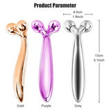 Y Shape 3D Roller Face Neck Massager 360 Rotate