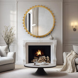 Vintage Gold Wall Mirror for Dressing Table Decor