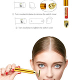 24K Gold Facial Wrinkle Lift Bar Massager Energy Bar