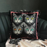 Luxury Tiger Printing Velvet Pillowcase 45x45cm