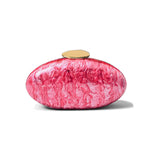 Luxury Ivory Pearl Egg Shape Clutch Bag for Parties