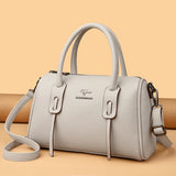 Genuine Soft Leather Vintage Shoulder Tote Bag