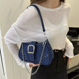 Chic Denim Tote Shoulder Bag for Women, Casual Style