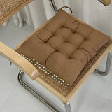 Linen Cushion Pearl Cotton Square Seat Pad Mat
