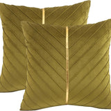Luxury Velvet Pillow Covers 18x18 Pack of 2