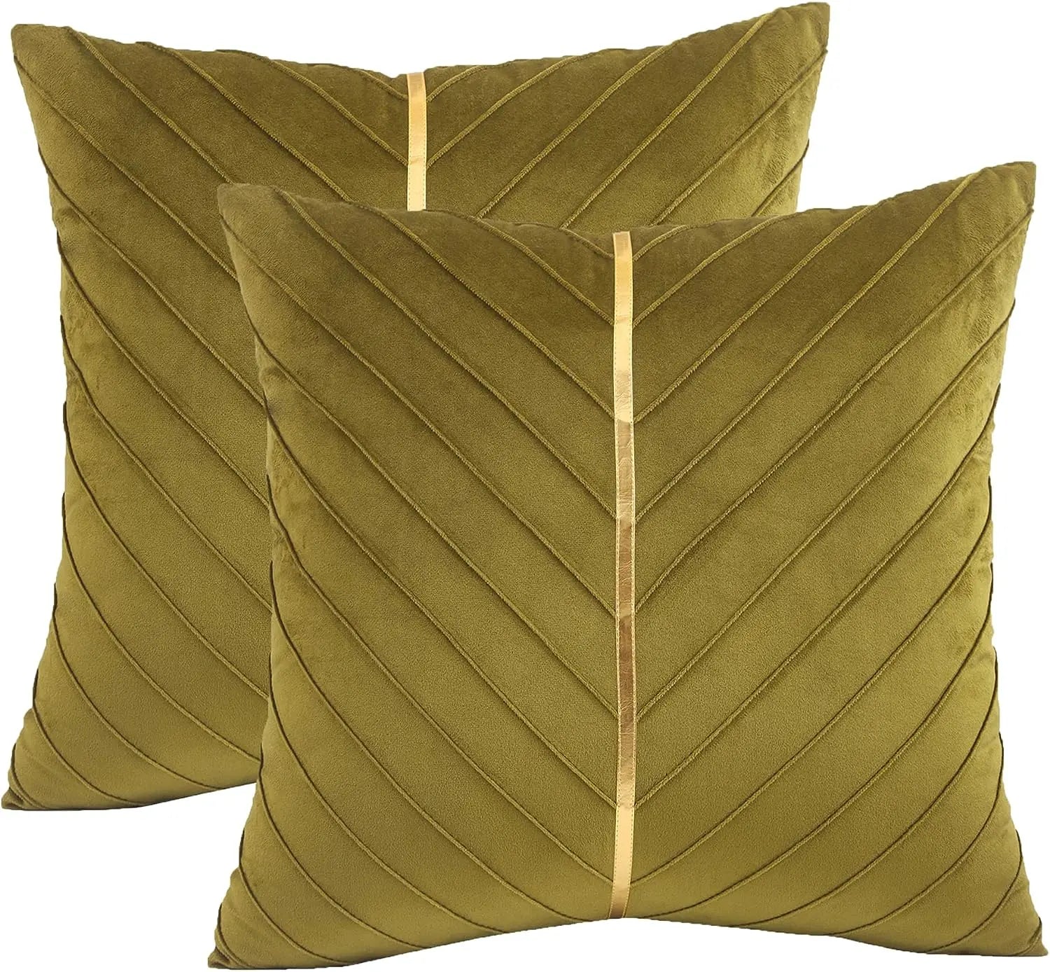 Luxury Velvet Pillow Covers 18x18 Pack of 2