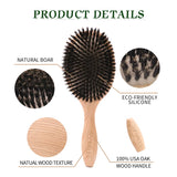 BOOMSLIFE Boar Bristle Hair Brush for Women