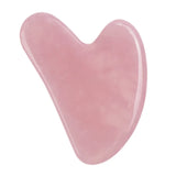 Heart Guasha Rose Quartz Massage Tool for Skin