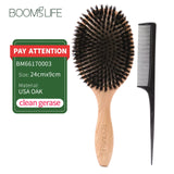 BOOMSLIFE Boar Bristle Hair Brush for Women