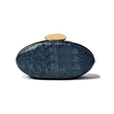 Luxury Ivory Pearl Egg Shape Clutch Bag for Parties