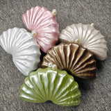 Original Shell Half Room Beaded Bag Clutch