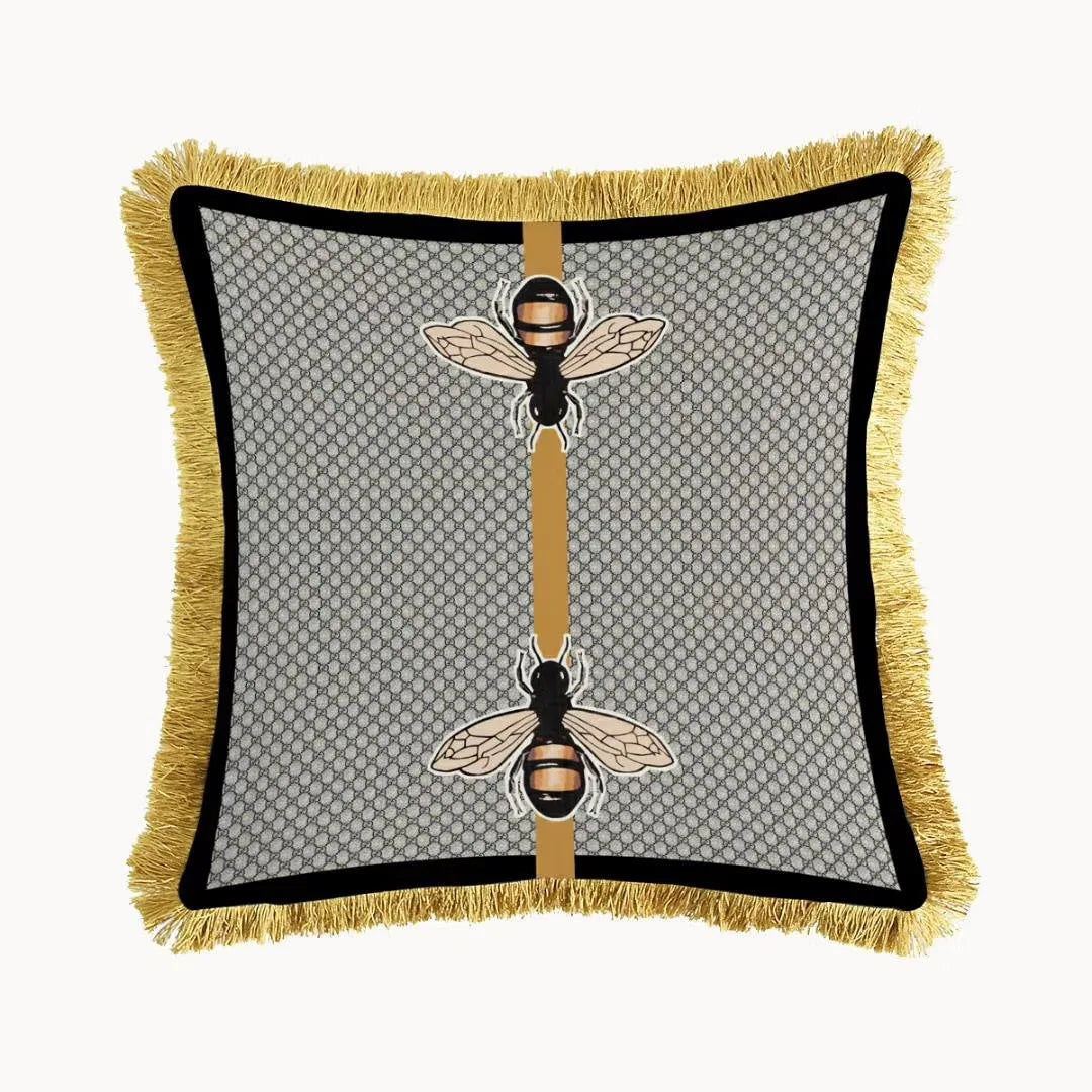 Luxury Tiger Printing Velvet Pillowcase 45x45cm