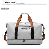 Large Capacity Travel Gym Bag Waterproof Design  Clean Vanilla Store
