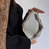Irregular Vintage French Makeup Mirror - Desktop Ornaments