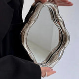 Irregular Vintage French Makeup Mirror - Desktop Ornaments