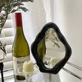 Irregular Vintage French Makeup Mirror - Desktop Ornaments