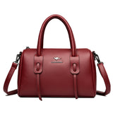 Genuine Soft Leather Vintage Shoulder Tote Bag