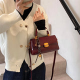 Vintage Fashion Flap Shape Handbag for Women