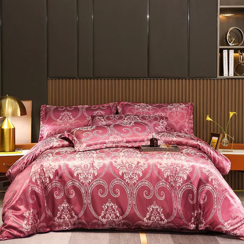 European Luxury 3pcs Duvet Cover Set, Soft Fabric