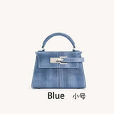 2025 JW PEI Trapezoidal Leather Women's Bag Crossbody