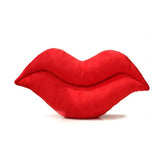 Lips Shaped Cushion Plush Big Red Lips Pillow