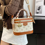 Luxury Designer Zipper Bucket Bag for Women