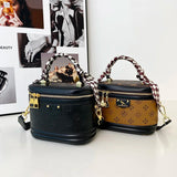 Luxury Designer Zipper Bucket Bag for Women