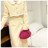 Summer Designer Straw Weaving Crossbody Bag