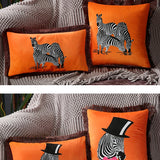 Horse Throw Pillow Cushion Cover - Palace Pattern 45x45cm 30x50cm