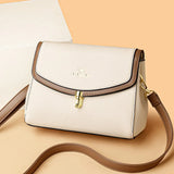 High Quality PU Leather 2 Strap Shoulder Bag