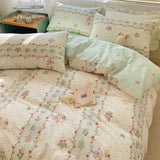 Korean Style Bedding Set for Kids and Adults - 3pcs