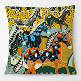 Fashion Multicolor Horse Head Cushion Covers 45X45CM