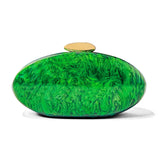 Luxury Ivory Pearl Egg Shape Clutch Bag for Parties