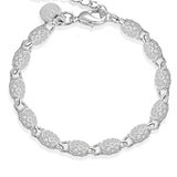 New High Quality 925 Sterling Silver Twisted Rope Bracelet