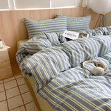 Nordic Sling Cotton Pink Stripes Duvet Cover 150x200