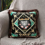 Horse Throw Pillow Cushion Cover - Palace Pattern 45x45cm 30x50cm
