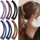 Matte Vintage Banana Clip for All Hair Types