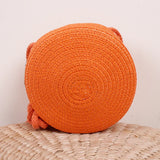 Summer Woven Straw Crossbody Bag for Women