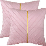 Luxury Velvet Pillow Covers 18x18 Pack of 2