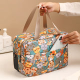 Large Capacity Wet-Dry Separation Cosmetic Bag