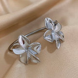 Greatera Waterproof Gold Flower Cuff Bracelet for Women