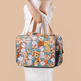 Large Capacity Wet-Dry Separation Cosmetic Bag