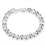 New High Quality 925 Sterling Silver Twisted Rope Bracelet